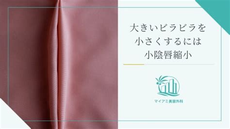 ビラビラ(小陰唇)が大きい原因は？平均や小さくする。